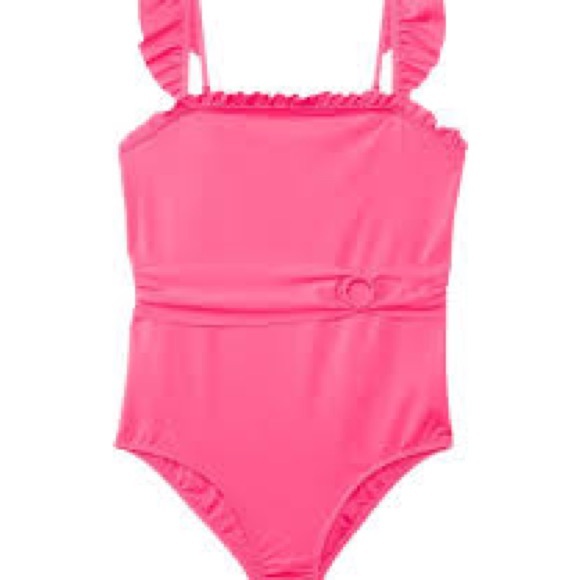 Lilly Pulitzer Pink Kids One Piece Swimsuit - Picture 2 of 7